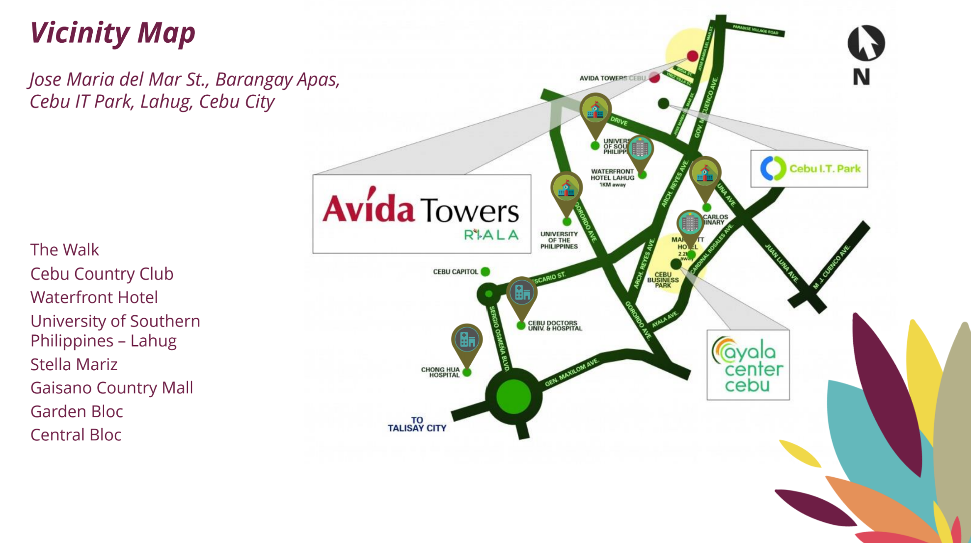 Avida Cebu IT Park Location Map