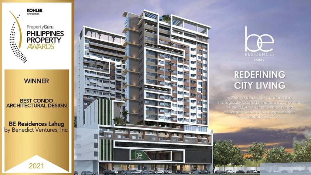 Awards BE Residences Lahug Condominium for Sale near Cebu IT Park
