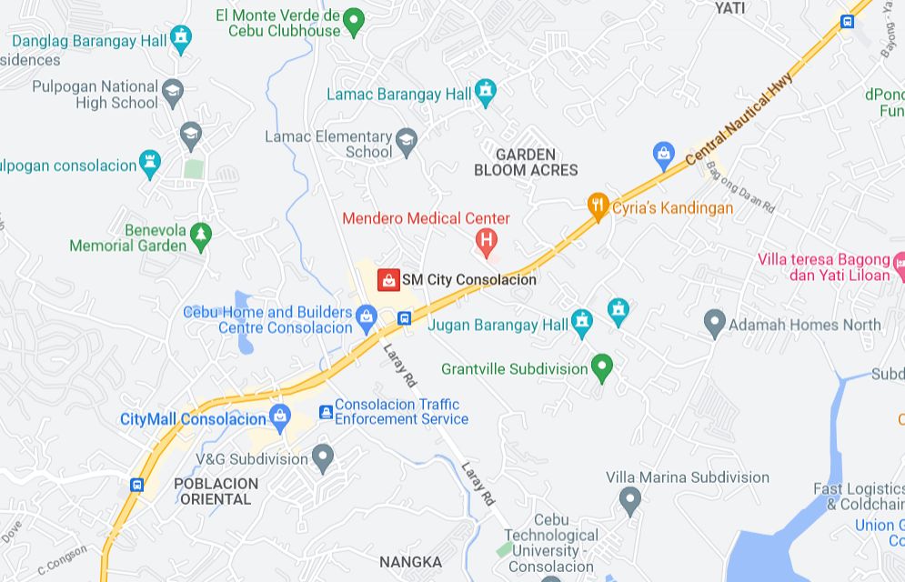 Burrow SM Consolacion Cebu Location Map