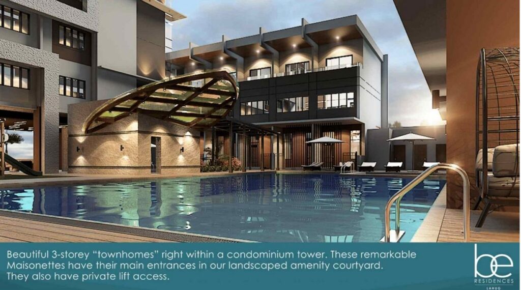 Maisonettes Townhomes BE Residencces Lahug Condominium for Sale near Cebu IT Park