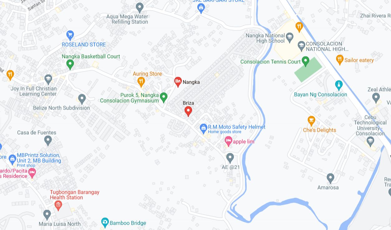 Briza Subdivision Nangka Consolacion Cebu Google Map location