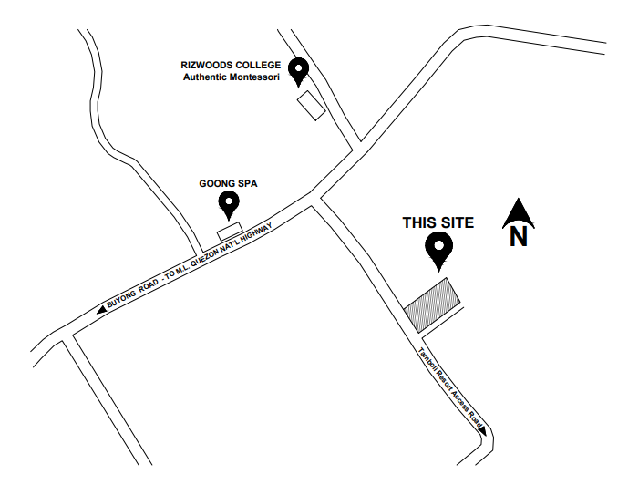 Noah Townhouse location map in Buyong Maribago Mactan Cebu